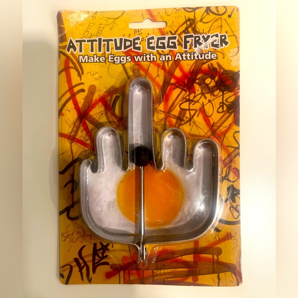Attitude egg fryer | egg shape maker | F you eggs funny gift